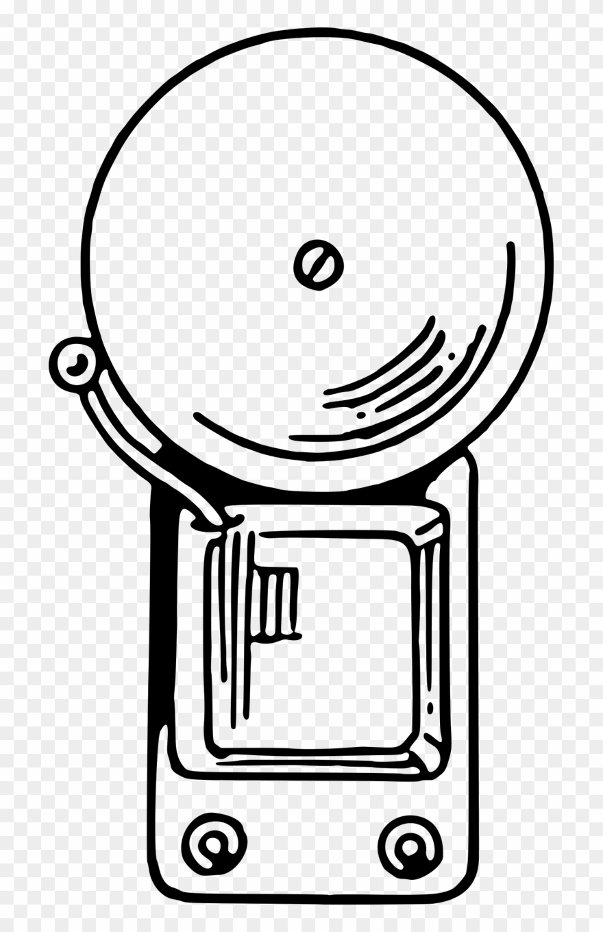 Image Freeuse Library Onlinelabels Clip Art - Doorbell Clipart Black And White - Png Download