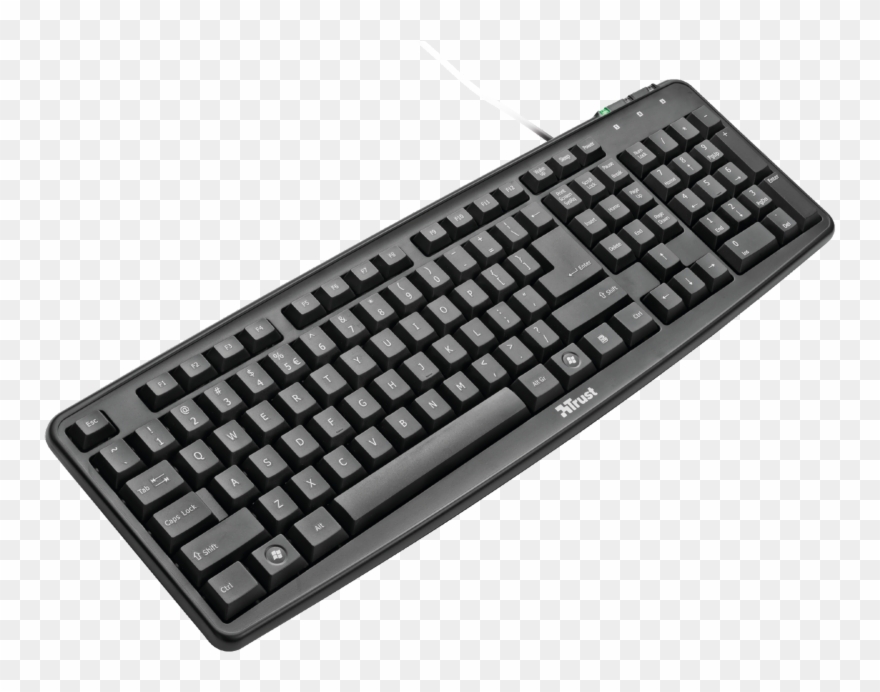 Digital Lifestyle Accessories - Trust Classic Line Wired Keyboard Clipart