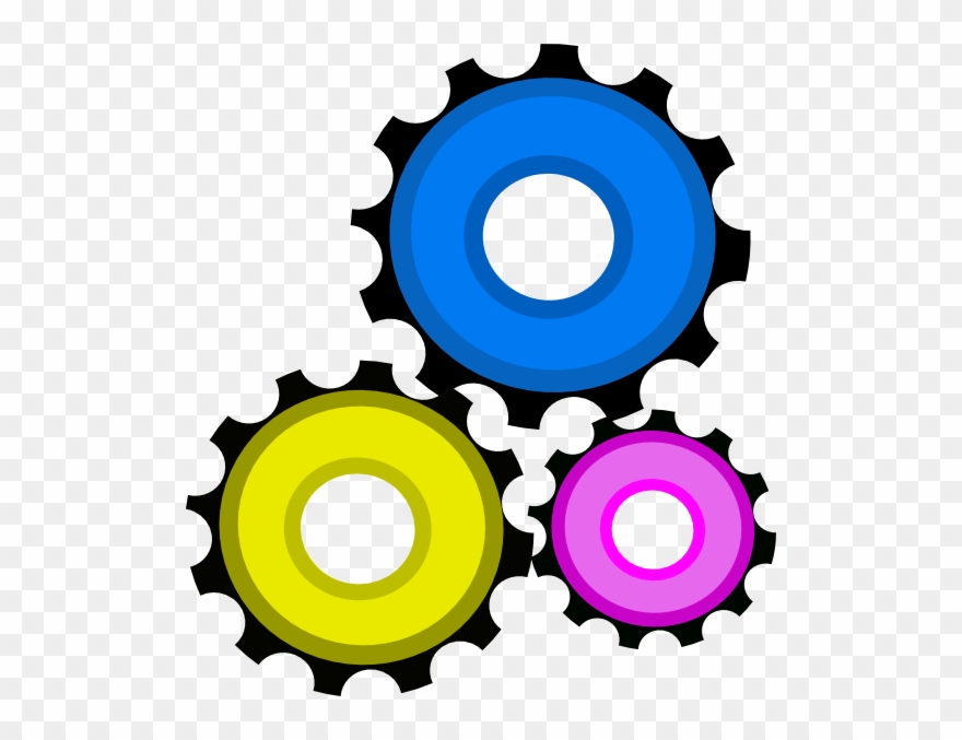 Clock Gears Clipart - Extract Transform Load - Png Download
