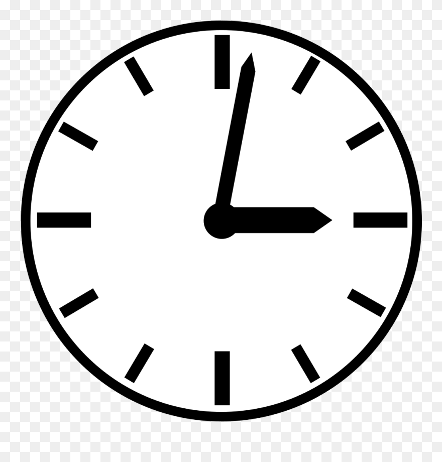Clip Art Freeuse Stock Alarm Clipart 10 Am - It's Quarter To Six - Png Download
