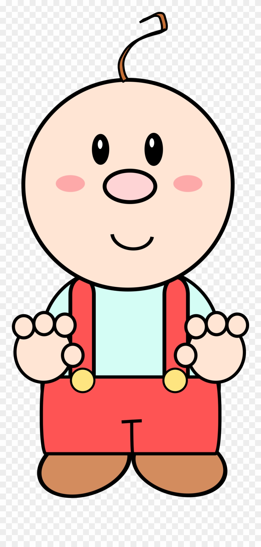 Baby Crib Clipart - Çizgi Bebek - Png Download