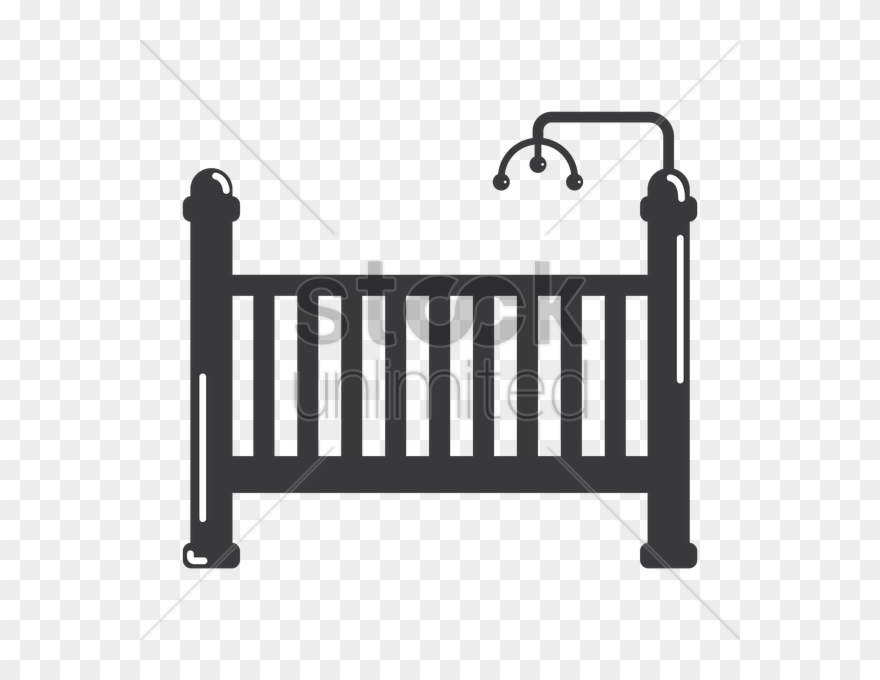 Baby Crib Clipart Cots Infant Clip Art - Infant Bed - Png Download