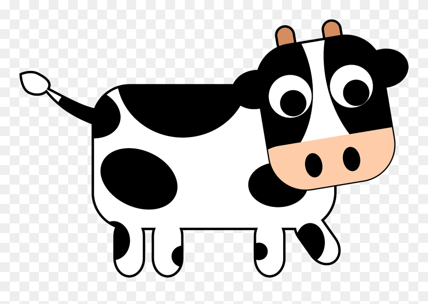 Cartoon Taurine Cattle Drawing Dairy Cattle - مساكن الحيوانات وحدة المسكن Clipart