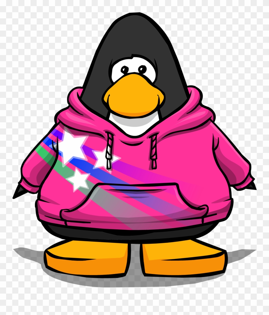 black hoodie club penguin