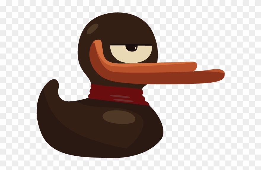 Psst, Vectors Are The Way Of The Future - Smug Duck Clipart