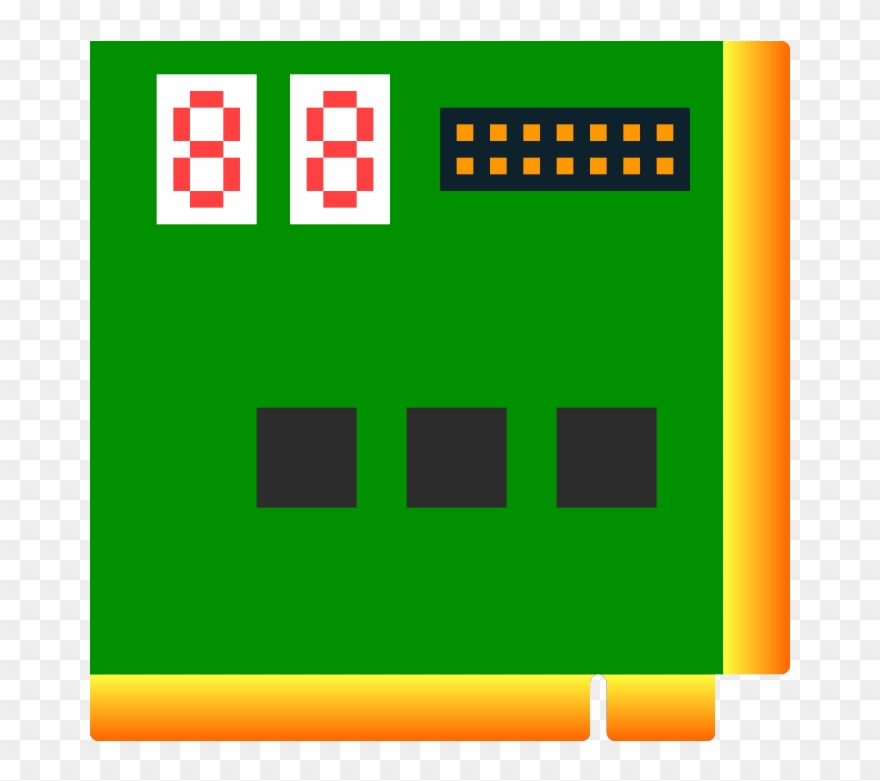 Computer Test Card - Computer Clipart