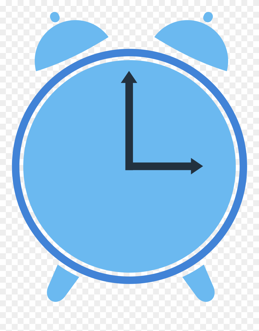 Alarm Clocks Computer Icons Jam Dinding Icon Design - Blue Clock Icon Png Clipart