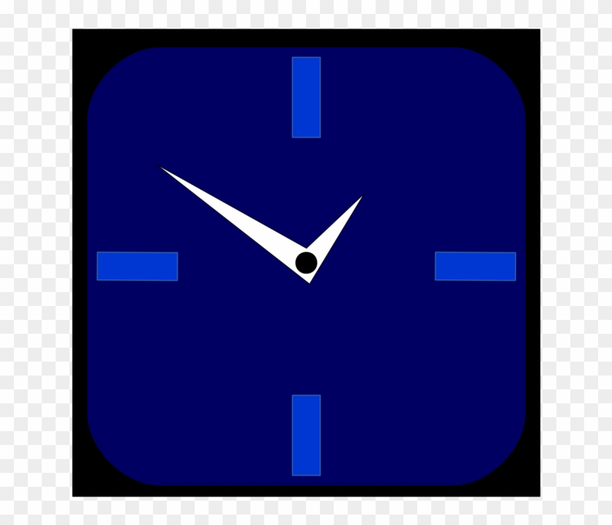 Brand Line Angle Clock - Clock Clipart