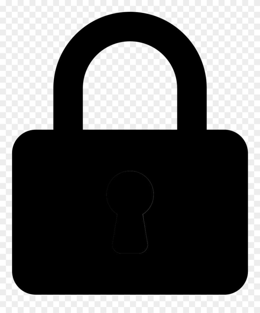 Padlock Clipart Door Lock - Lock Svg Icon - Png Download