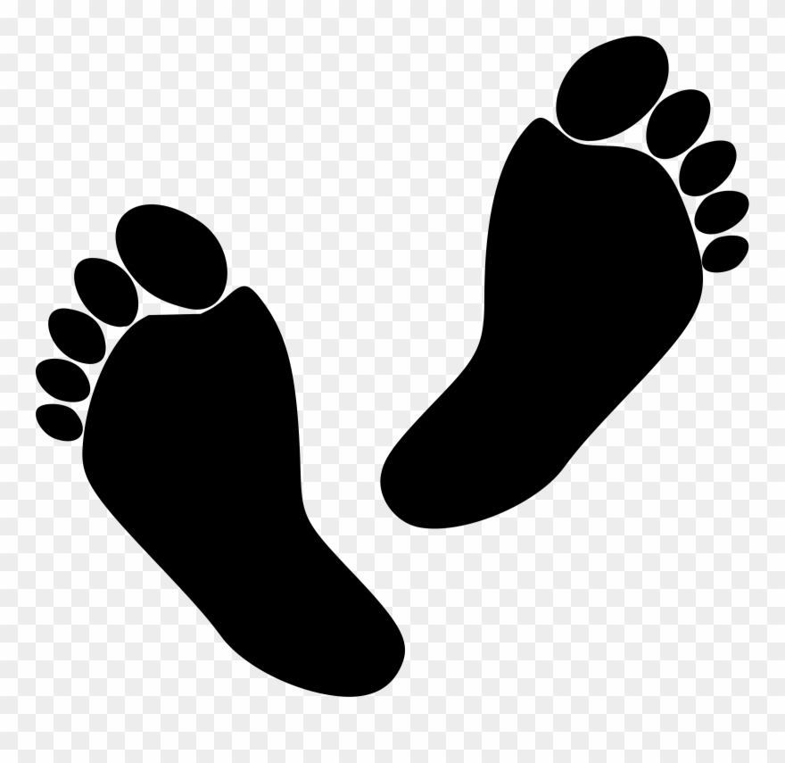 Feet2 - Green Foot Print Png Clipart