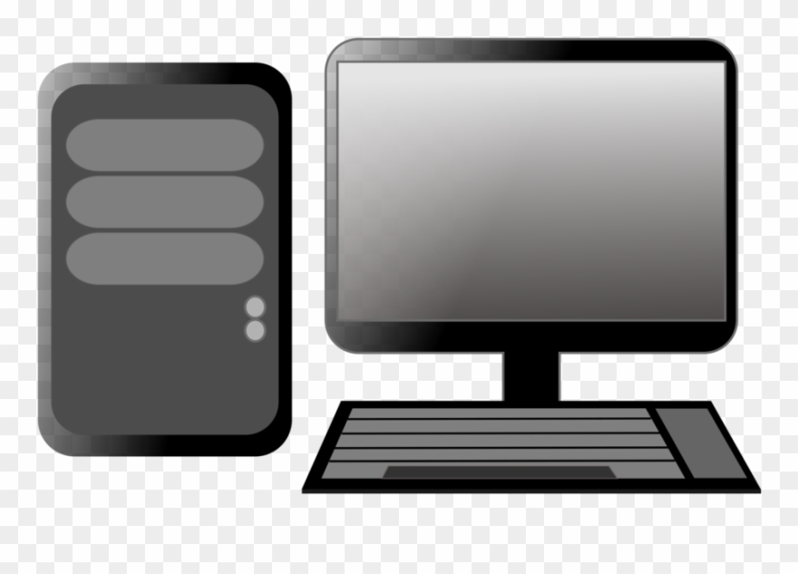 Computer Monitors Graphics Cards & Video Adapters Desktop - Desktop Pc Clipart - Png Download