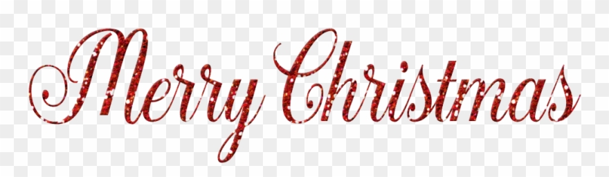 Christmas Text No Background Clipart