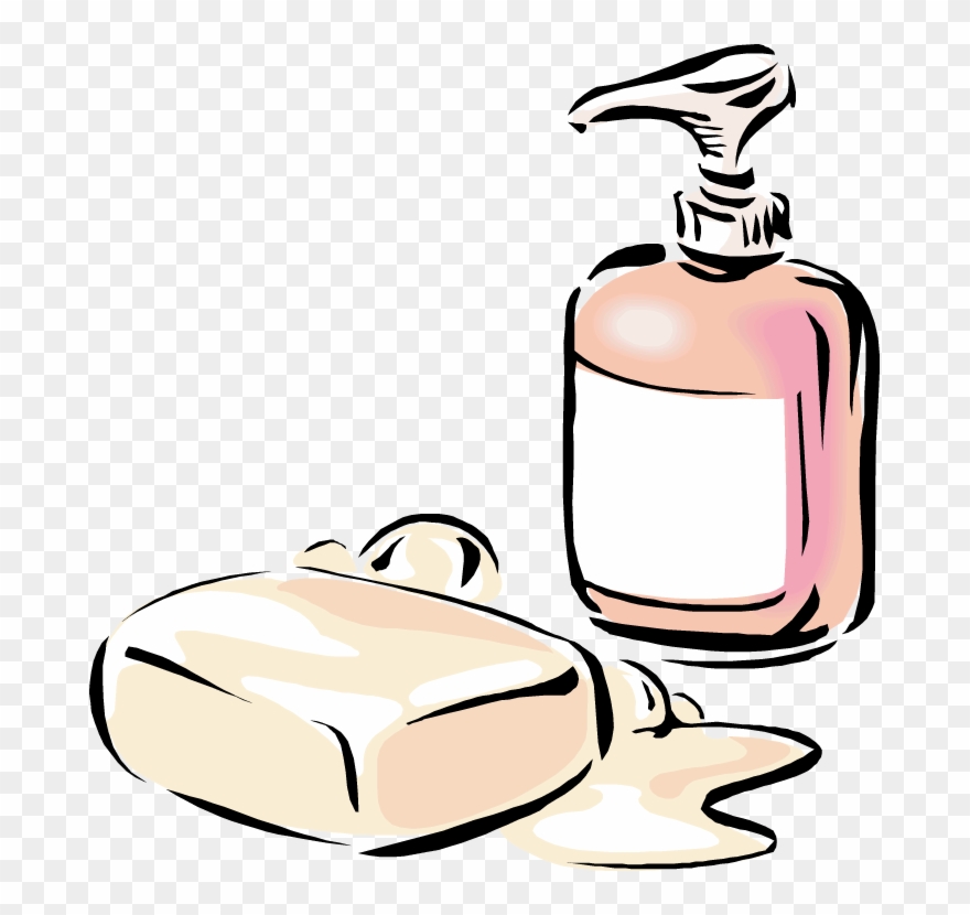 Soap Clip Art Free Black And - Soap Clipart - Png Download
