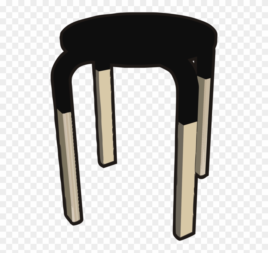 Table Bar Stool Chair Red - Hocker Clipart Kostenlos - Png Download