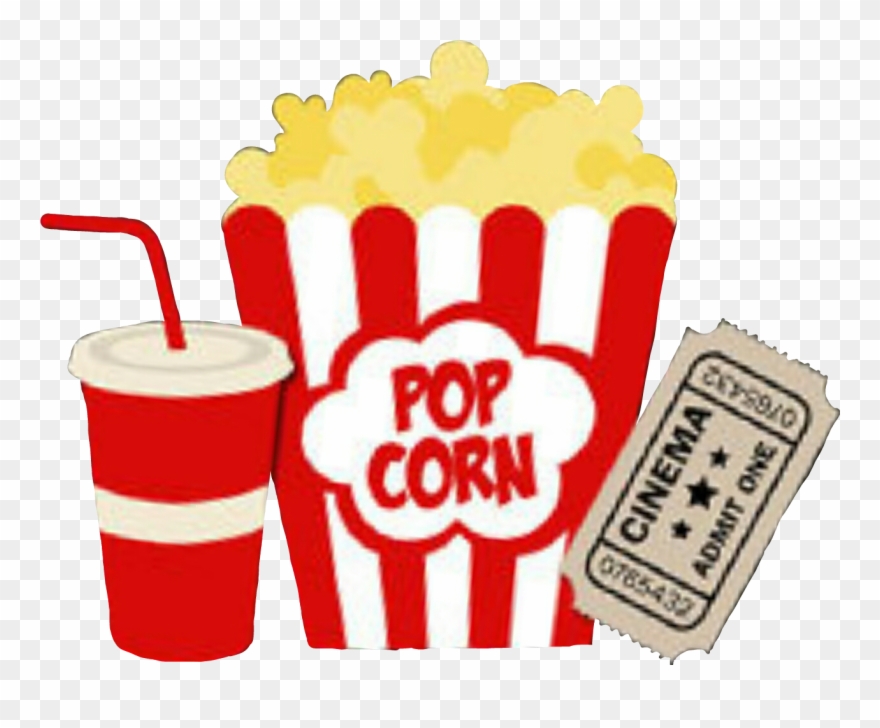 Movies Ticket Soda Sticker By Anna - Boy Scout Popcorn Thankyou Clipart