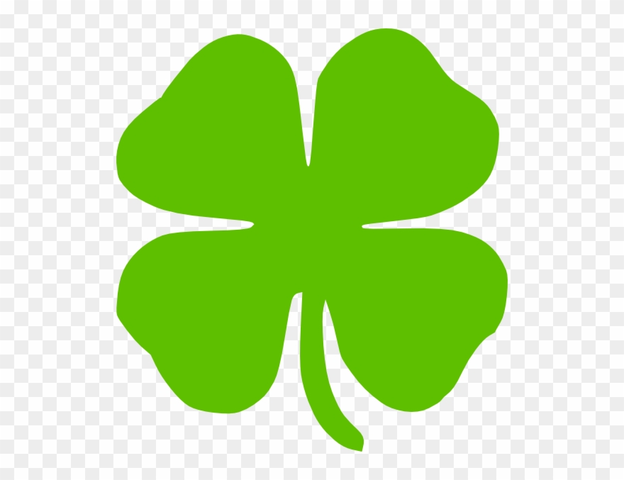 Four Leaf Clover 4 Leaf Clover Four Pictures Clip Art - Four Leaf Clover Clip Art Transparent Background - Png Download