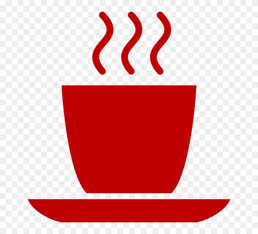 Red Coffee Cup Clip Art - Png Download