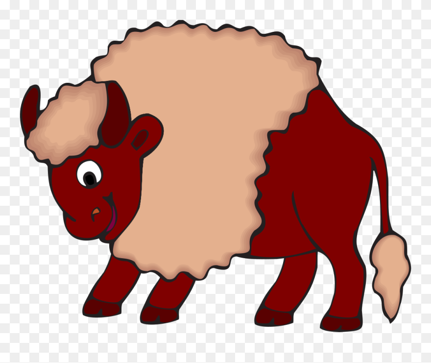 Free To Use &, Public Domain Bison Clip Art - Bison Animals Cartoons - Png Download