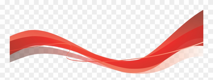 Radio Goes Red For Women - Red Swoosh Transparent Background Clipart