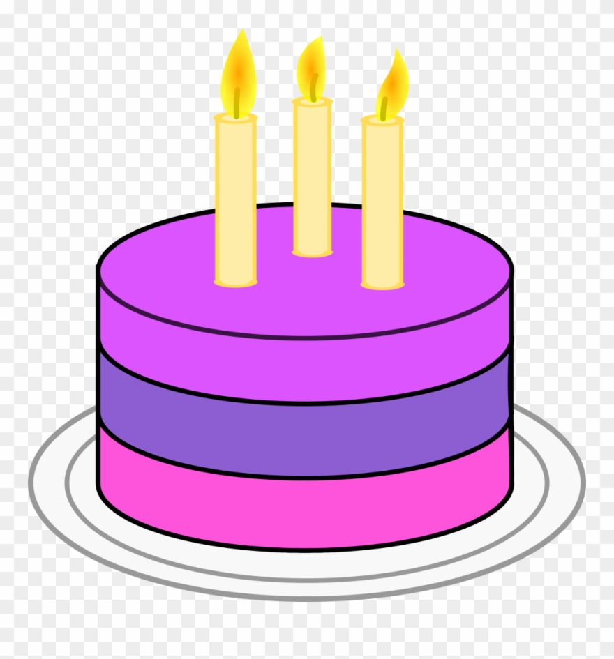 Birthday Cake Free To Use Clip Art - Simple Birthday Cake Png Transparent Png