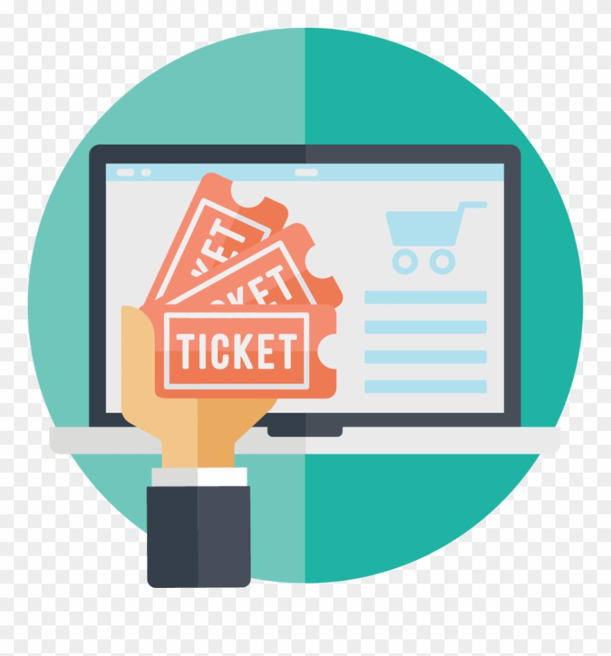 Sell Tickets - Buy Tickets Icon Clipart