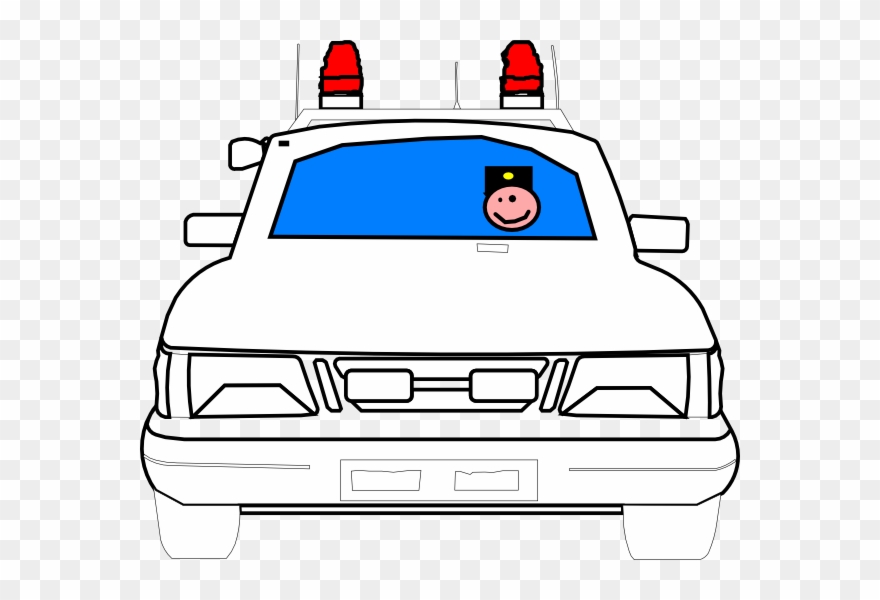 Police Car Clip Art - Png Download