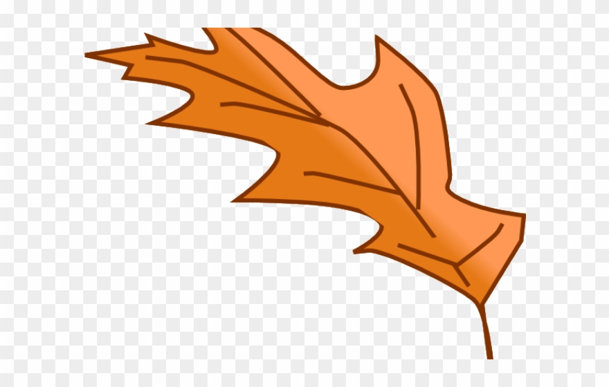 Maple Leaf Clipart Big Leaf - Kreslené Listy Podzim - Png Download