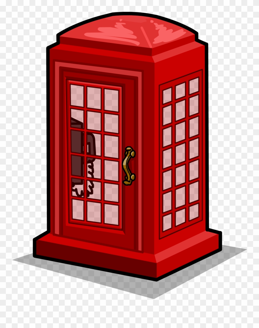 Png Photo, Telephone Booth, Clip Art, Illustrations - Telephone Booth Club Penguin Transparent Png