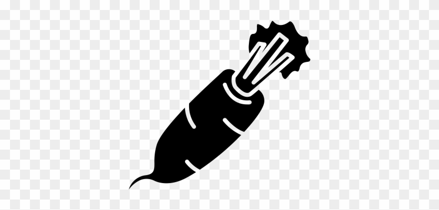 Daikon Rubber Stamp - Rubber Stamping Clipart