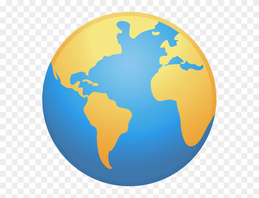 Globe World Map Clip Art - Planisphere Black - Png Download