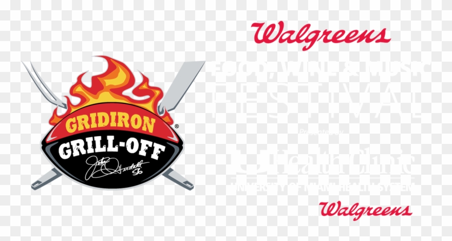 Gridiron Grill-off Food & Wine Festival - Walgreens Blender Bottle, 28 Oz Clipart
