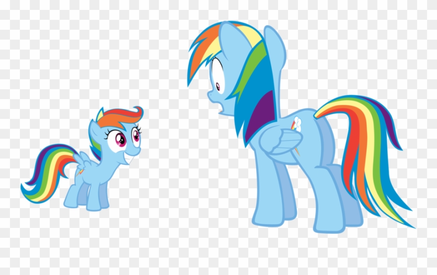 My Little Pony Xvi - Mlp Rainbow Dash Applejack Butt Clipart