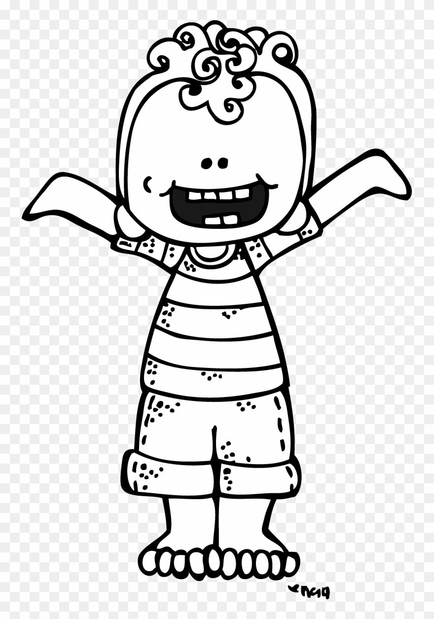 He's Going To Be A Big Brother In January - Black And White Melonheadz Clipart