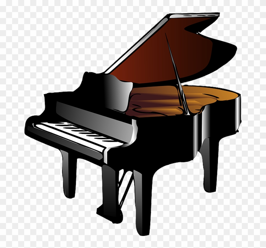 Keyboard And Piano Clipart - Clipart Piano - Png Download