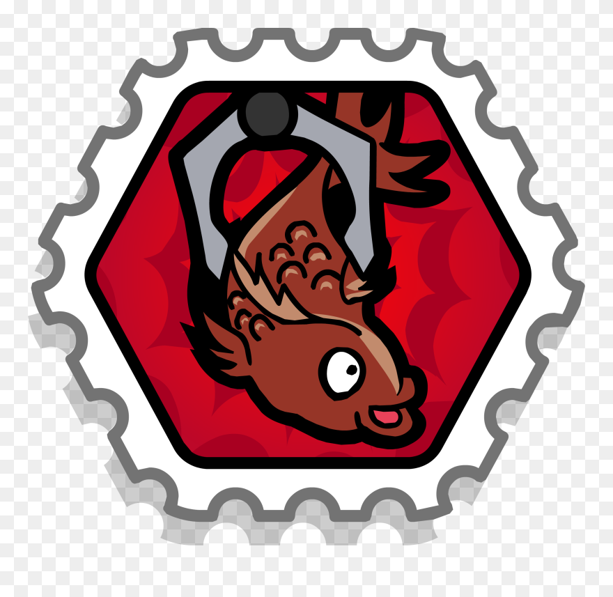 Club Penguin Ace Pilot Stamp Clipart