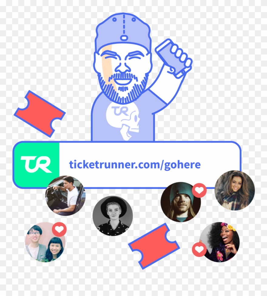 Share Your Ticketrunner Link Clipart