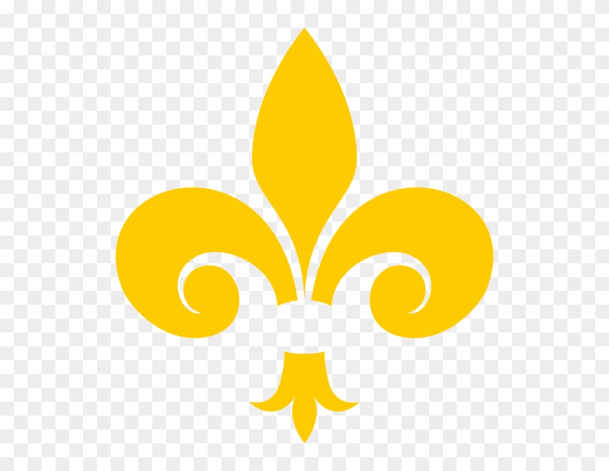 Fleur De Lis Gold Png Clipart