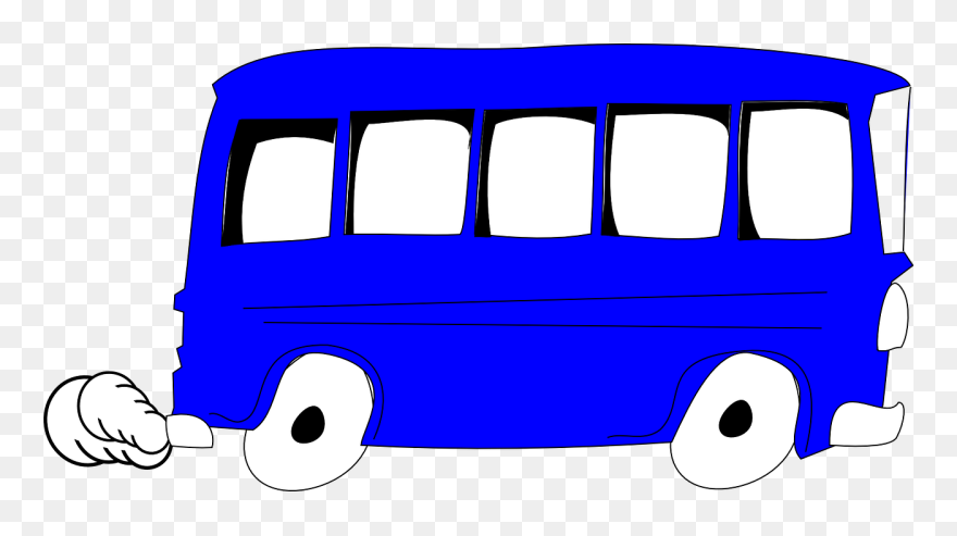 Pollution Bus Free Collection - Blue Bus Clip Art Png Transparent Png