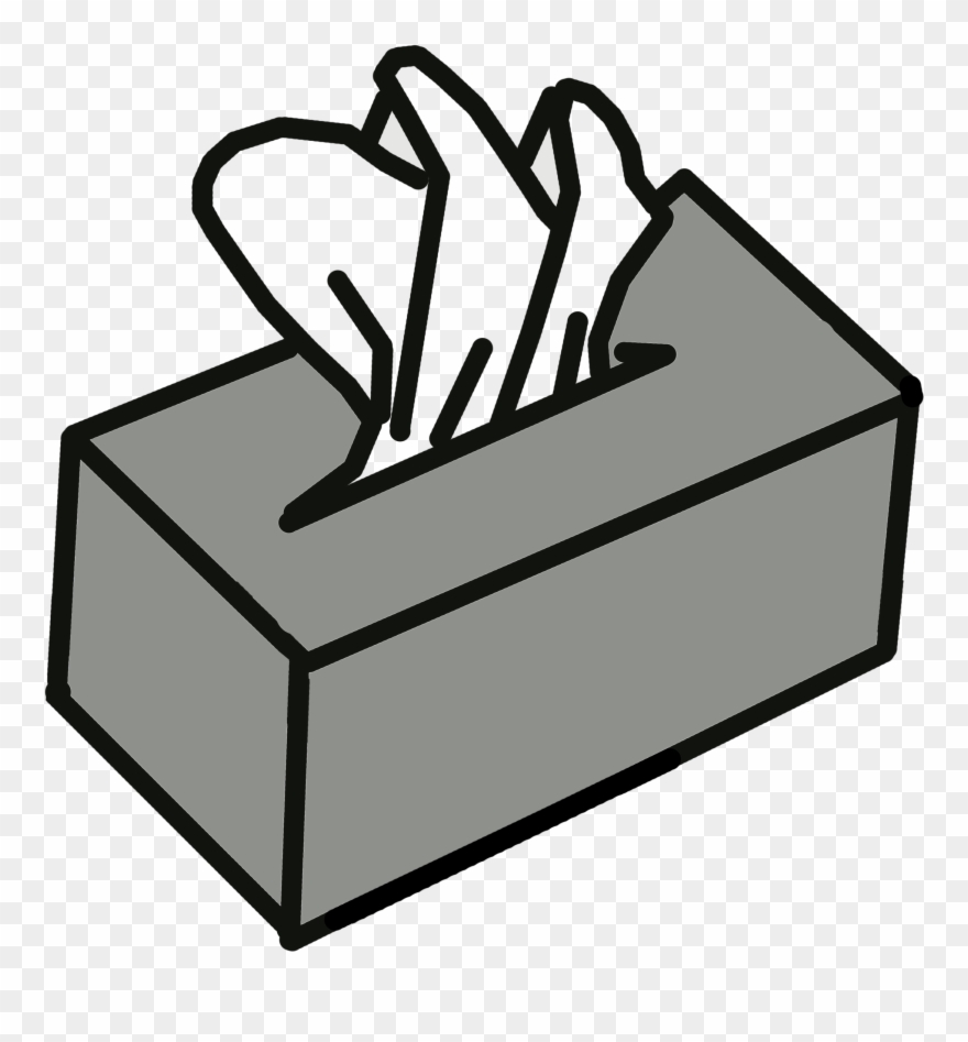 Tissue - Draw A Tissue Box Clipart