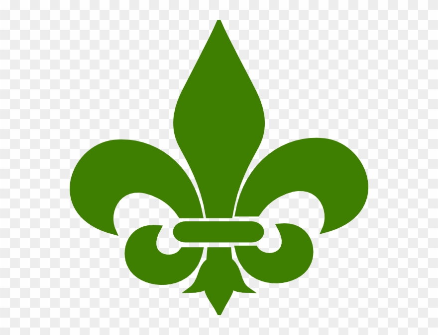 Fleur De Lis Green Clipart