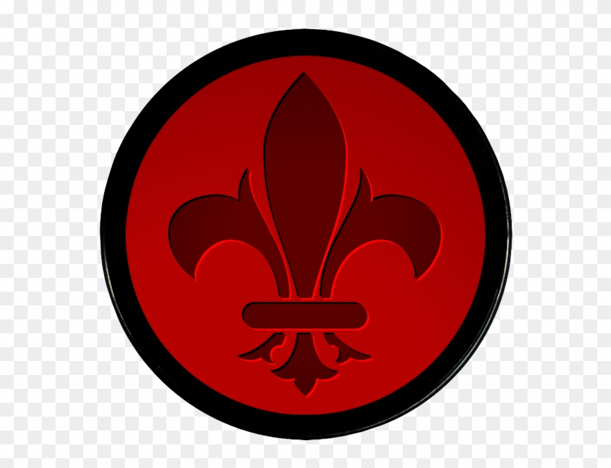 Fleur De Lis - Circle Clipart