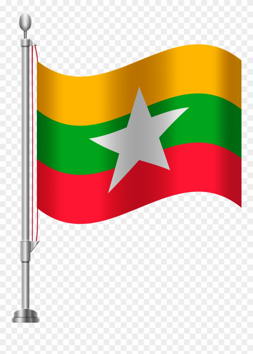 Myanmar Flag Png Clip Art Transparent Png