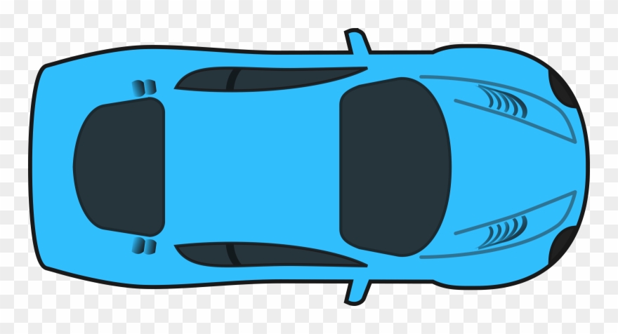 Car Transparent Background Top View Clipart