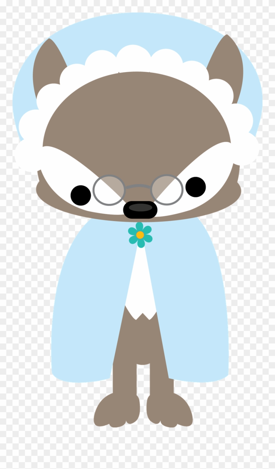 Lobo Feroz - Lobo De Caperucita Roja Clipart