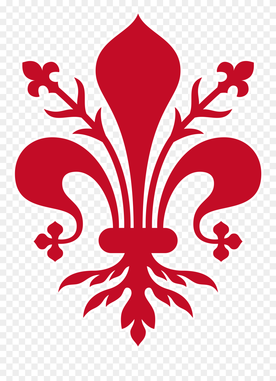 Fleur De Lis Of Florence - Florence Fleur De Lis Clipart