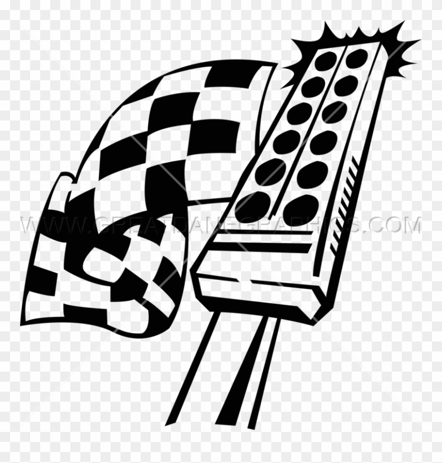 Download Drag Racing Tree Png Clipart Drag Racing Auto - Drag Strip Clip Art Transparent Png