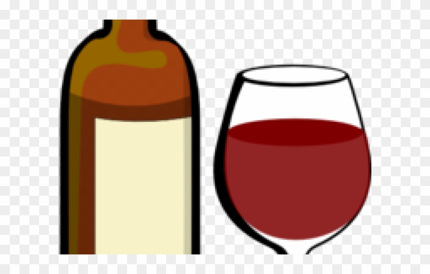 Wine Clipart Public Domain - Clipart Red Wine Glass - Png Download