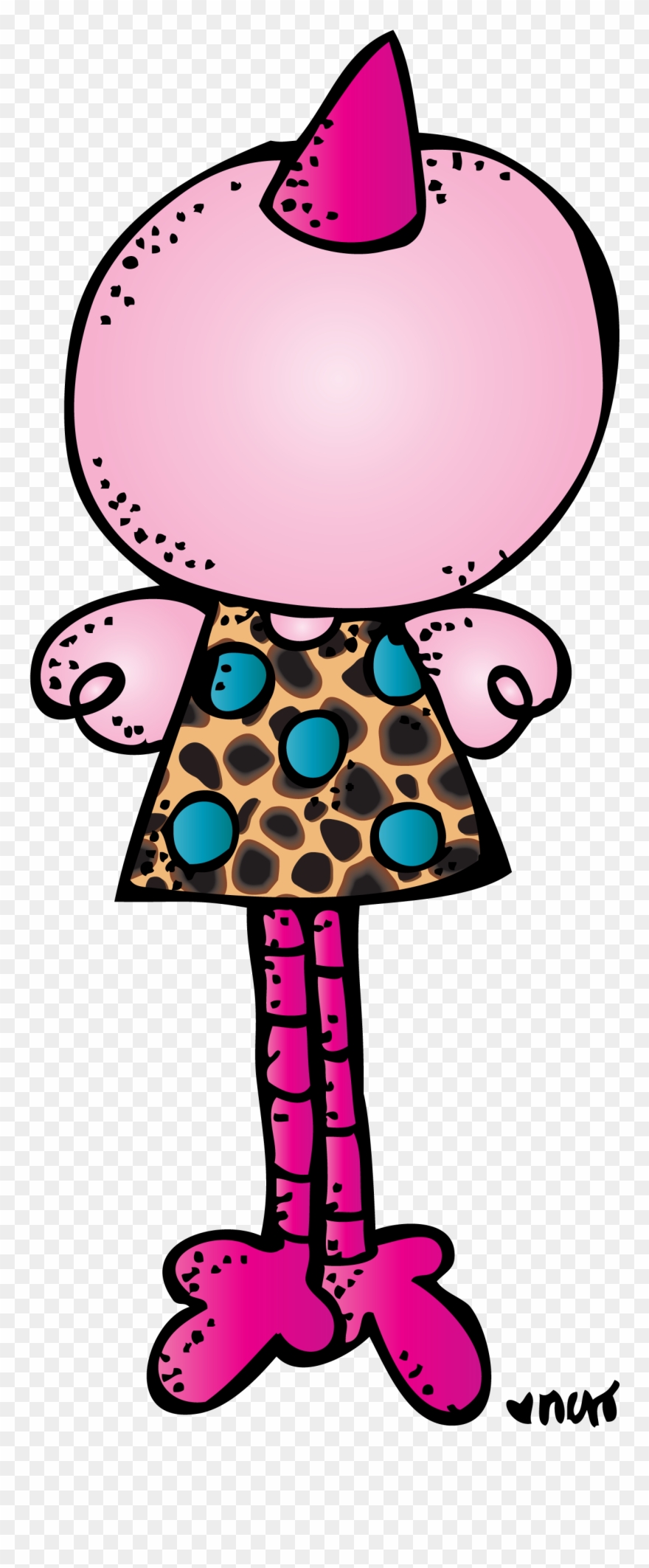 Ch B Melonheadz Pinterest Clip Art Cute - Drawing - Png Download