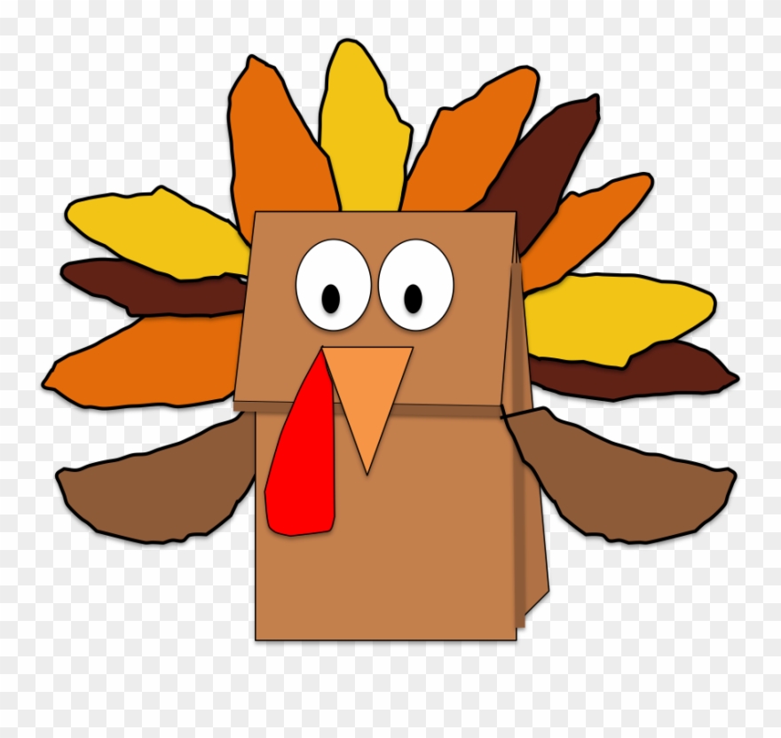Kids Write - Turkey's Head Cartoon Clipart