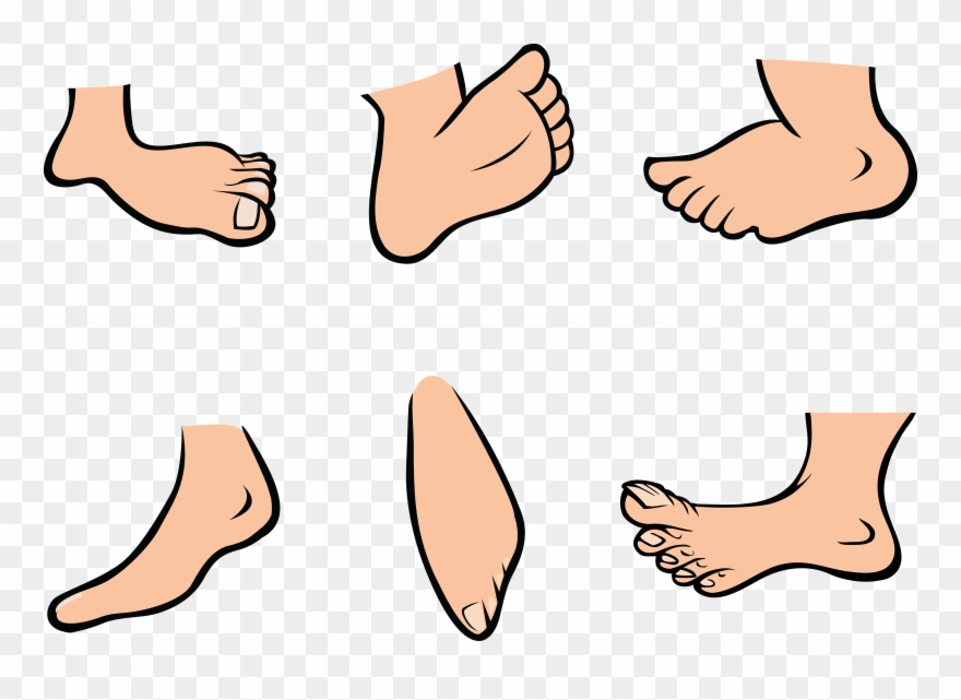 Sleep - Cartoon Feet Clipart